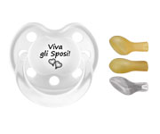 Succhietto Tutete Classic Bianco Viva gli Sposi!